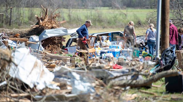 Las tormentas y tornados en Estados Unidos dejaron casi treinta muertes