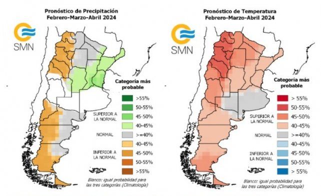 Hasta abril, el fenómeno de El Niño en Santa Fe dejará temperaturas y lluvias superiores a las normales Hasta abril, el fenómeno de El Niño en Santa Fe dejará temperaturas y lluvias superiores a las normales