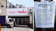 Dánica cierra su histórica planta y dejó un cartel en la puerta