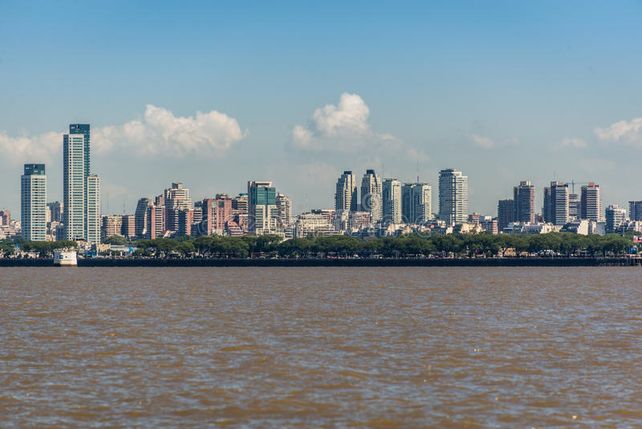 Río de la Plata frente a Buenos Aires.