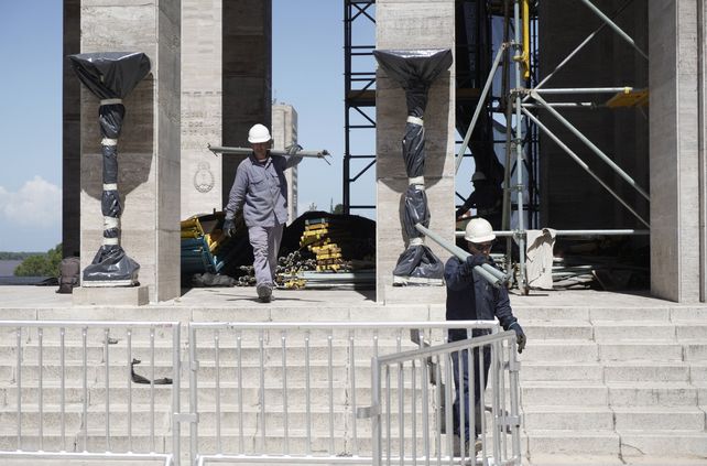En obras. La contratista sigue su plan de rehabilitación y tiene la confirmación de su continuidad desde Nación.