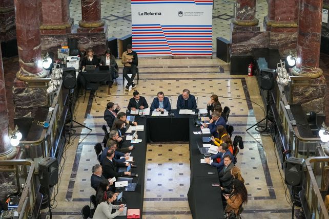 La Redactora en el ECU para darle los retoques finales al texto constitucional