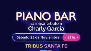 Piano Bar, el mejor tributo a Charly García, regresa a Tribus