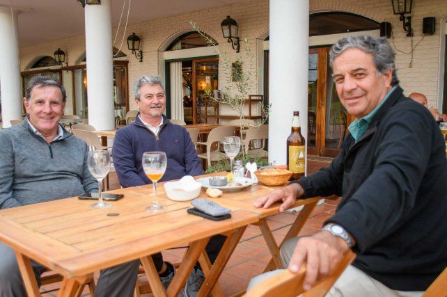 Ricardo Del Villar, Julio Marulilungo y Marcelo Mascetti