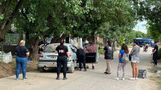 El lugar del brutal ataque contra el automovilista.