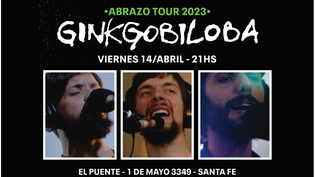 Ginkgobiloba vuelve a Santa Fe en el marco del Abrazo Tour 2023