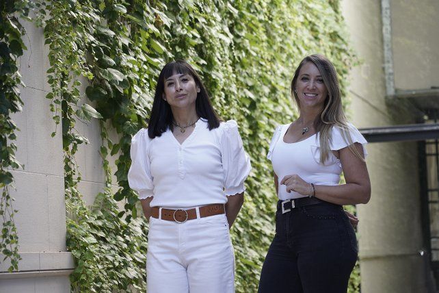 Romina Santos Roberts y Mónica Cossio Carbajal