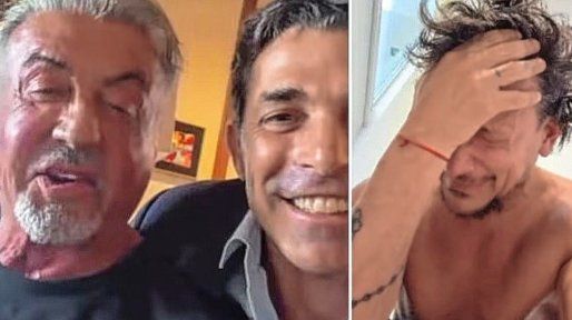 Sylvester Stallone sorprendió a Nicolás Vázquez con una videollamada