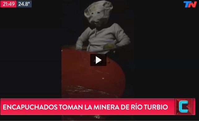 Un grupo de encapuchados tomó la mina de Río Turbio