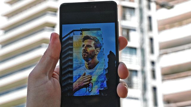 El mural comenzó a ser pintado&nbsp;