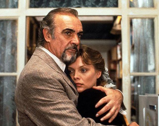 Clásico. Sean Connery y Michelle Pfeiffer