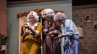 María Franchi, Verónica Leal, Vicky Olgado son Las Viejas, en la comedia rosarina que se podrá volver a ver el sábado 16 en el Teatro Vigil