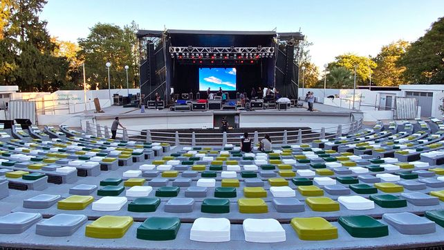 El anfiteatro Juan de Garay será el epicentro de los actos oficiales y posteriores espectáculos musicales.