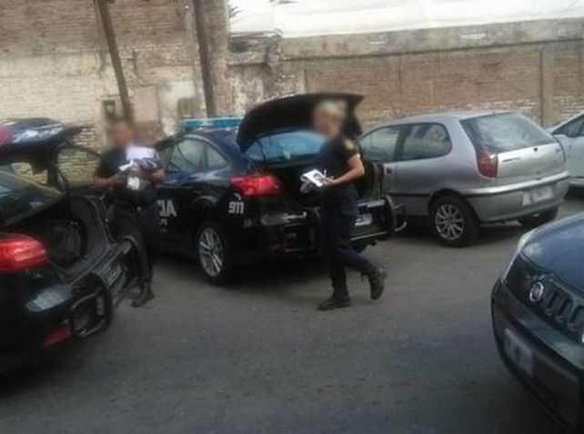 Dos de los policías acusados en la seccional 14°