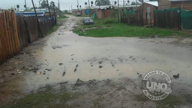 La zona norte de Concordia sufre las consecuencias de la lluvia
