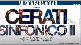 Cerati Sinfónico II, la nueva propuesta de Música para Volar