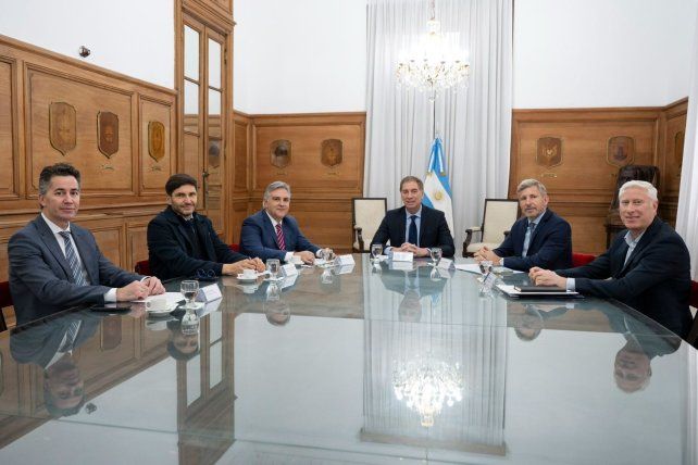 Diego Santilli recibió a Maximiliano Pullaro