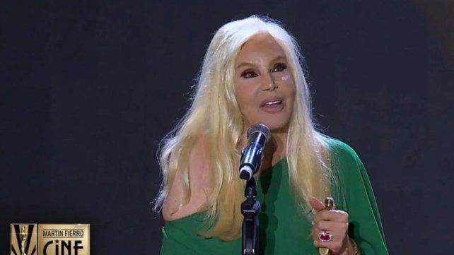 Susana Giméne en los Premios Martín Fierro de Cine﻿
