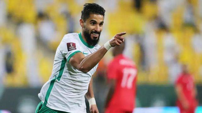 El goleador de Arabia Saudita sufrió una grave lesión.
