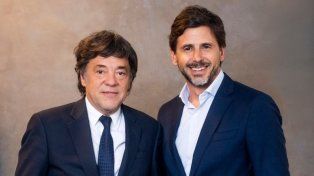 El empresario Gustavo Scaglione y el CEO de Telefé, Darío Turovelzky