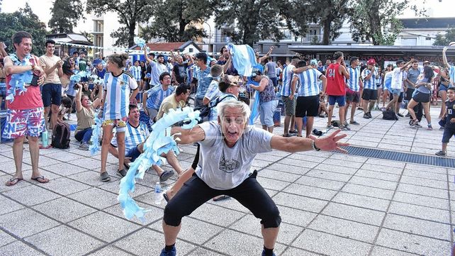 Así se vivió el partido y el triunfo de la Selección en la ciudad
