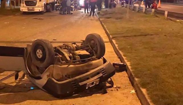 Así quedó el auto.&nbsp;