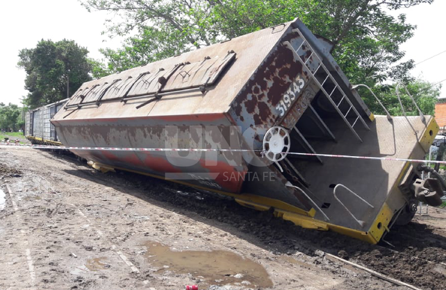 Volvió a descarrilar el tren en la ciudad