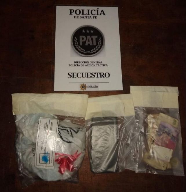 La droga secuestrada a Romina Alejandra Berón