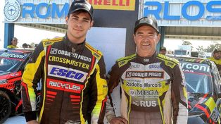 Agustín y Omar Martínez compartieron podio por primera vez.&nbsp;