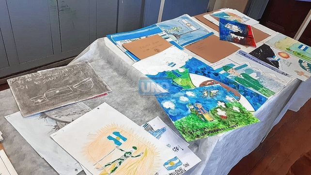 Seleccionaron finalistas del 1° concurso escolar de dibujo sobre Malvinas