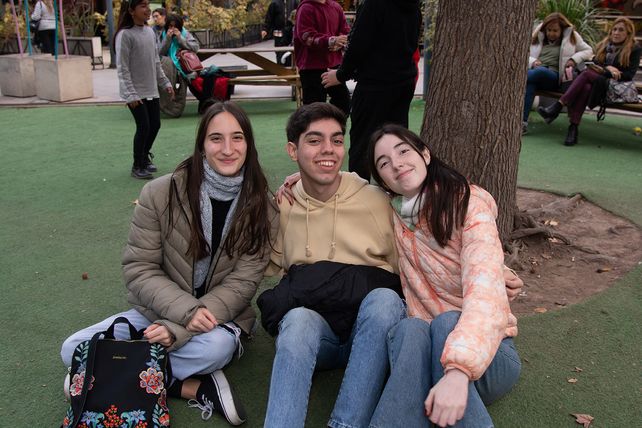 Angela Romano, Lucio Coria y Tiziana Molinari