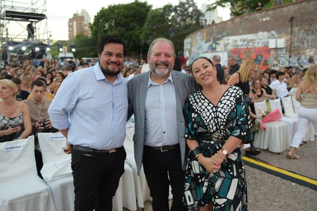 Daniel Argañaraz, Charly Cardozo y Valeria Krupick