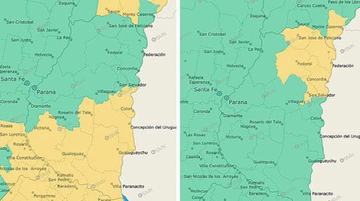 SMN: rige alerta amarillo por tormentas para Entre Ríos