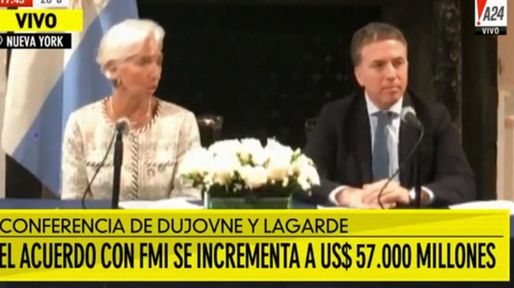 El FMI adelantó desembolsos y le prestó u$s 7 mil millones más a Macri