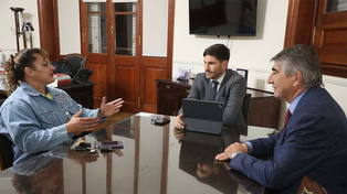 Locomotora Oliveras se sumó a la ronda de diálogo sobre la reforma constitucional con el mandatario provincial, Maximiliano Pullaro, y el ministro de Gobierno, Fabián Bastia.