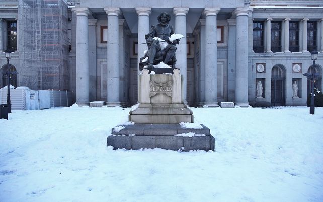 Madrid se paraliza tras la histórica nevada