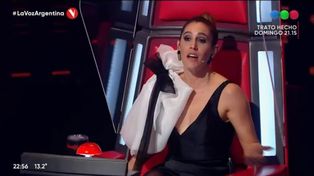 Soledad Pastorutti se enfrentó cara a cara con uno de los concursantes de La voz argentina.&nbsp;