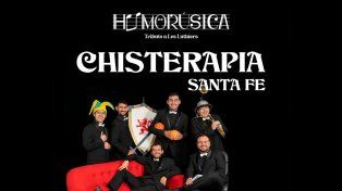 Humorúsica, tributo a Les Luthiers, presenta Chisterapia en Santa Fe