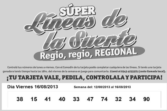 Seguí jugando con las Súper Líneas de las Suerte