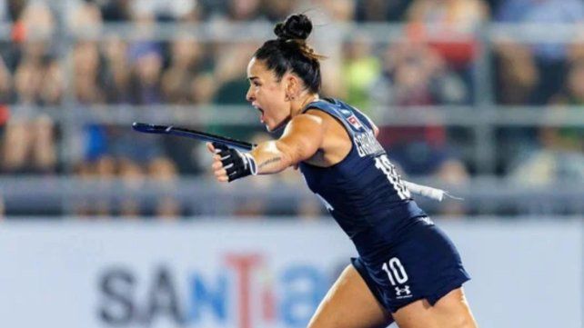 María José Granatto anotó uno de los goles de Las Leonas.