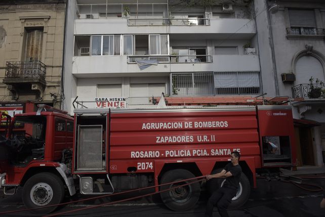Siniestro. El 3 de febrero pasado un incendio intencional destruyó un edificio de Laprida 972.