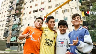 Obras de mejoramiento en el barrio El Pozo