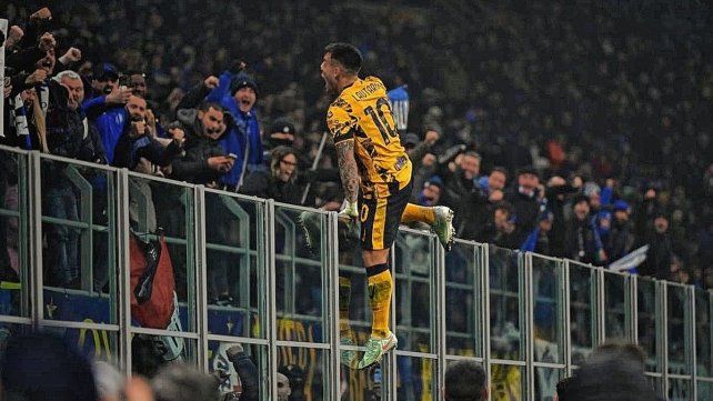 Lautaro Martínez puso al Inter en lo más alto de la Serie A