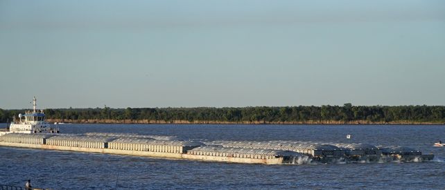 El transporte fluvial