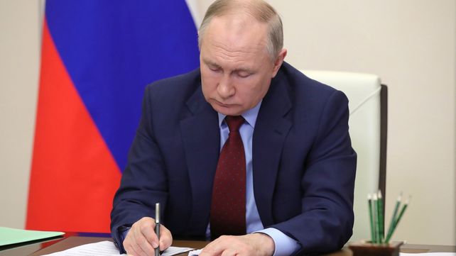 El presidente de Rusia, Vladimir Putin.