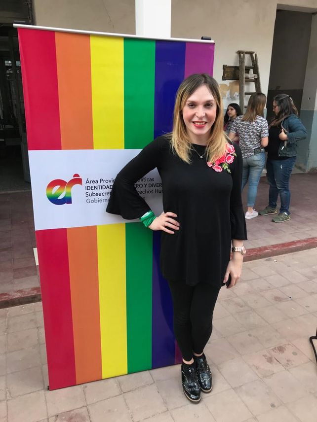 Victoria Antola disertó sobre inclusión laboral trans en Argentina.&nbsp;
