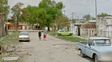 La calle&nbsp;Arzeno al 7300, de Santa Fe, donde ocurrió el homicidio.
