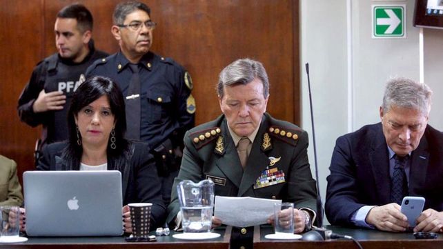 Enjuiciado. El ex jefe del Ejército César Milani.