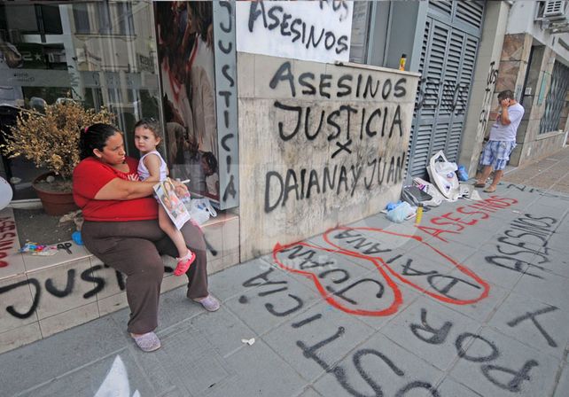 Los familiares de Daiana Buratti./ Manuel Testi.