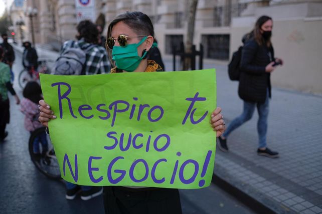 La marcha viboreante recorrió el centro de Rosario para pedir por la ley de humedales